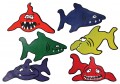 Poly Sharks, Set of 6