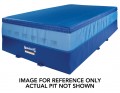 Ref 1375 6' x 12' x 16" Non-Folding Practice Pit in Royal Blue
