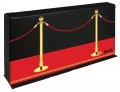 Divider Wall Section with Velvet Rope Graphic, 26" x 60" x 6"