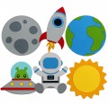 Poly Space Explorers, Set of 6