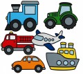 Poly Transportation, Set of 6